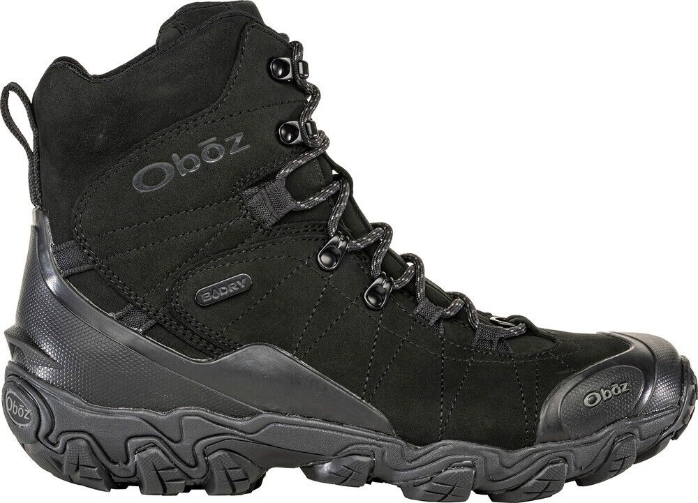 Oboz Men's Bridger 8" B-Dry Insulated Boots -10C to -20C Comfort Range, Size 8 US - ScoutTech