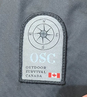 Outdoor Survival Canada Mens Desna -40 Down Bomber Jacket - Orca Black, Medium - ON DISPLAY