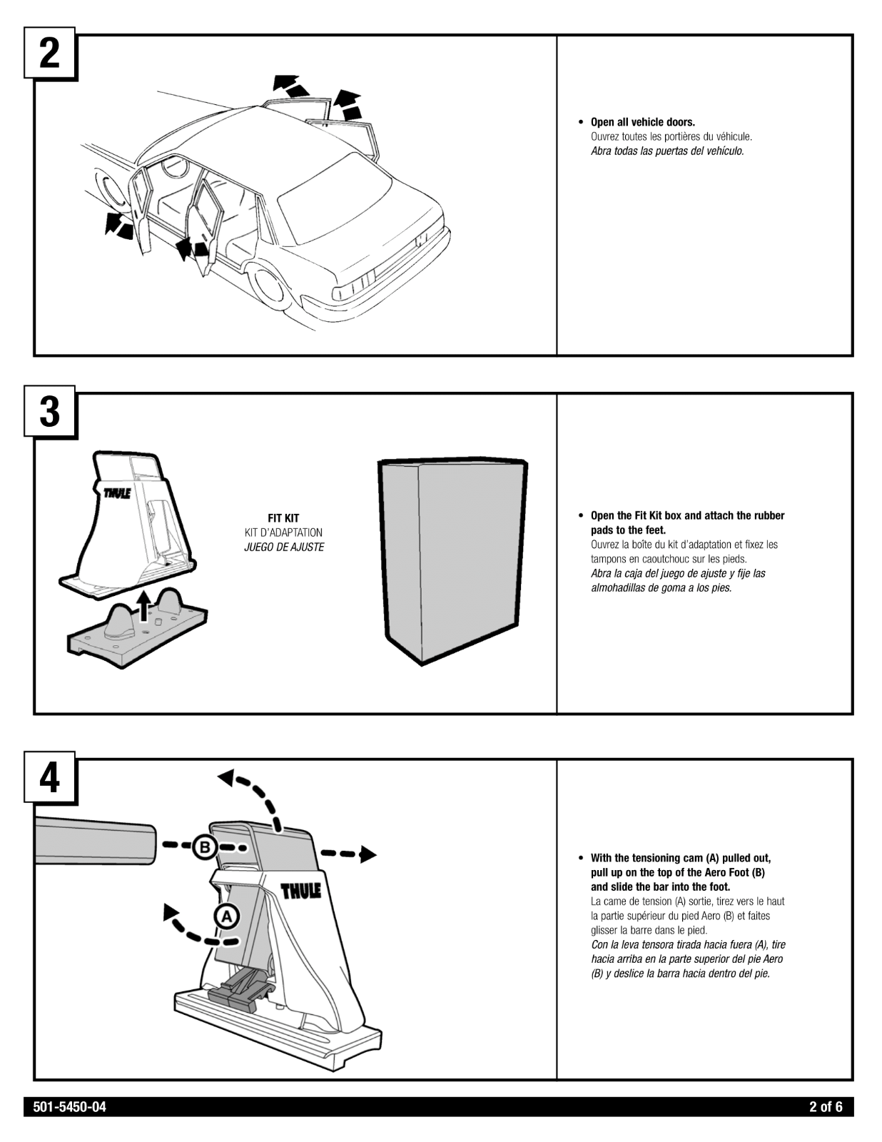 Thule Aero Foot Pack 400 XT - ScoutTech