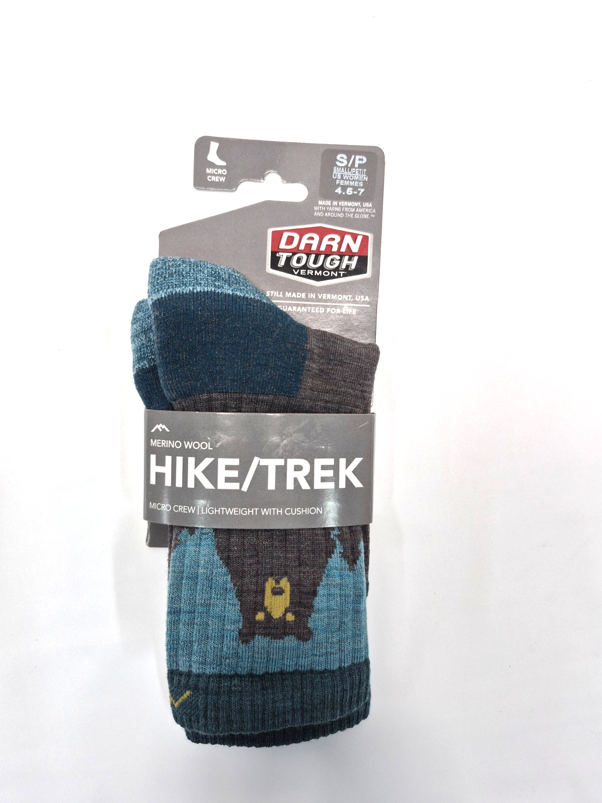 Darn Tough Women's Bear Town Micro Crew Cushion Merino Wool Socks - ScoutTech