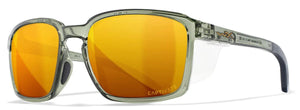 Wiley X Alfa Sunglasses With Coloured Captivate Lens and Gloss Crystal Frames