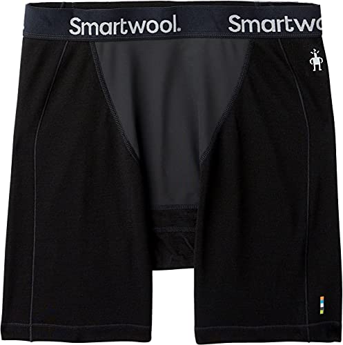 SmartWool Men’s Wind Boxer Brief - Merino Sport 250 Breathable Wool Underwear - ScoutTech