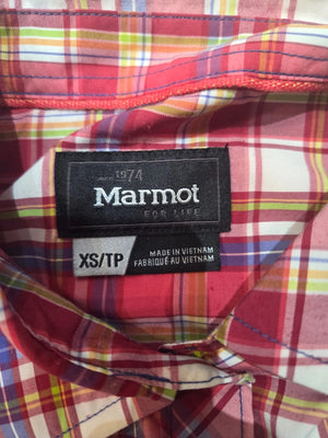Marmot Women's Cassidy Button Up Short Sleeve Shirt Size XS