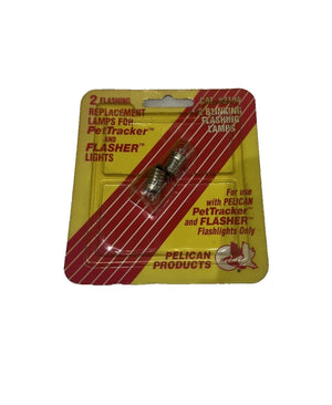 2 Flashing Replacement Lamps For PetTracker And Flasher Lights