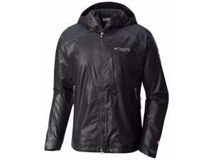 Columbia Men's Titanium Outdry Ex Diamond Rain Jacket Black Size XL