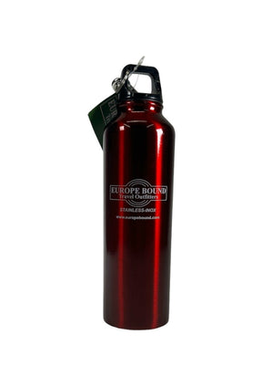 Europe Bound Stainless Steel Beverage Flask