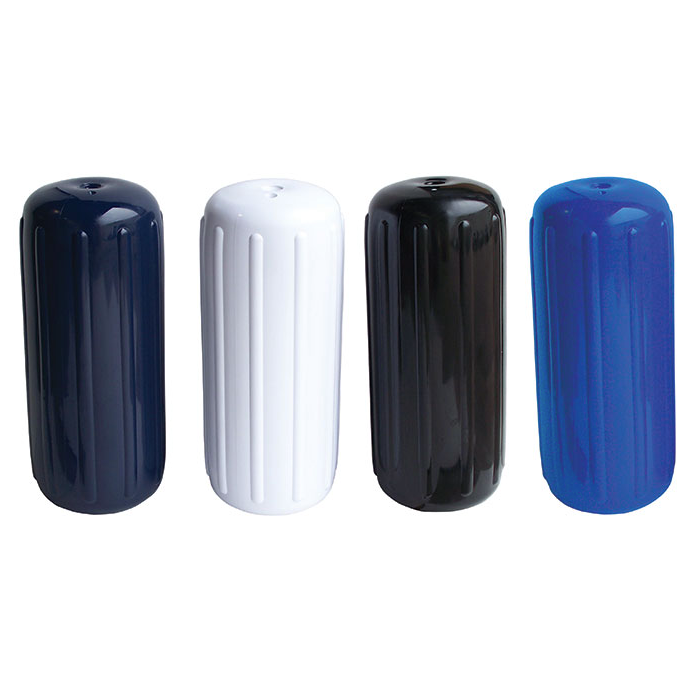 Dock Edge Dolphin Premium 6" x 15" Center Hole Ribbed Fender - ScoutTech