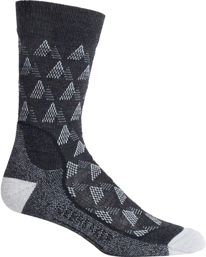 Icebreaker Merino Men's Hike+ Elevation Light Cushion Crew Socks XL - ScoutTech