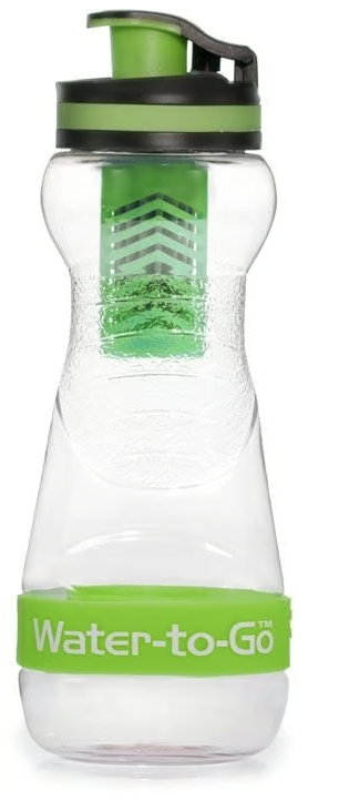 WatertoGo 50cL Water Purification Filter Bottle Removes Contaminants by 99.9% - ScoutTech
