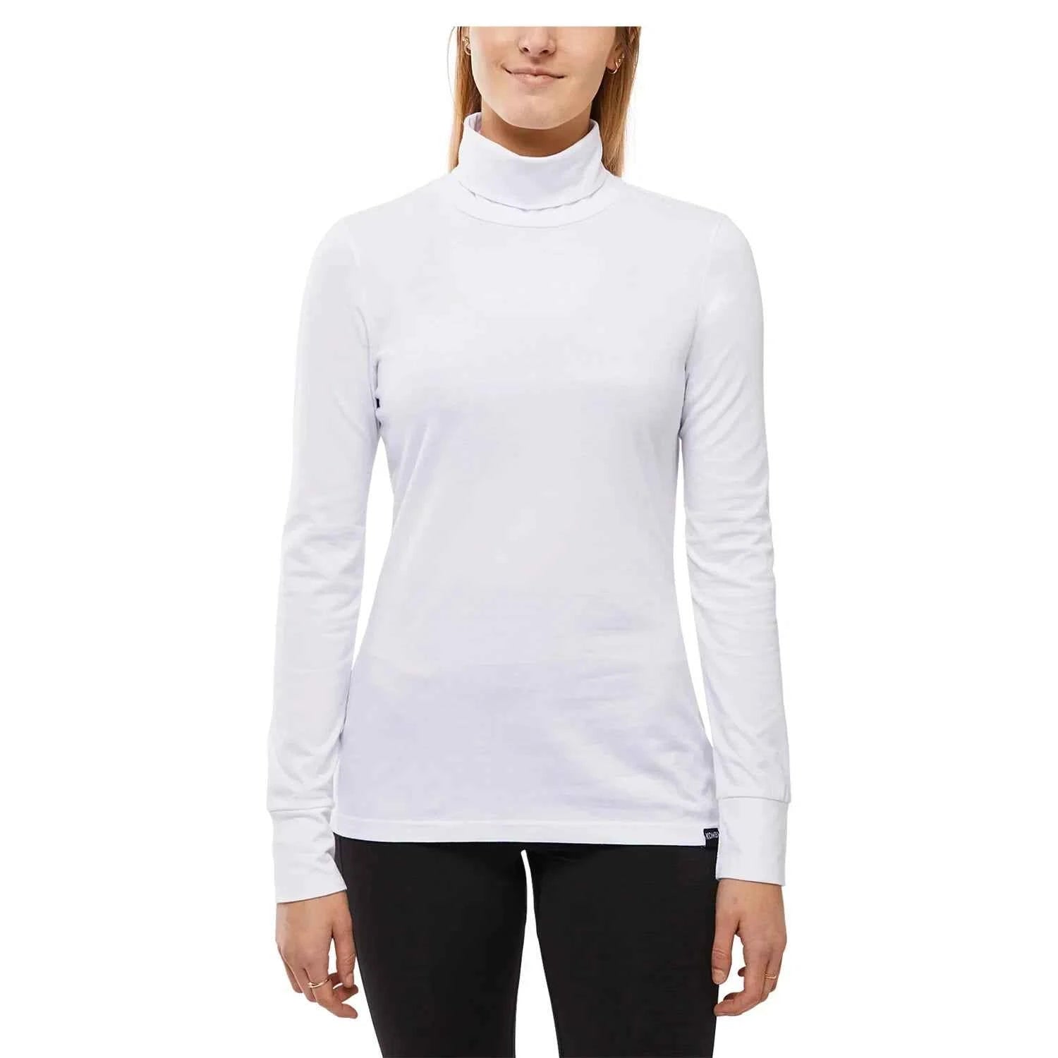 Kombi Women's Turtleneck Long Sleeve Casual Apres Ski Layer Tops Size: Large