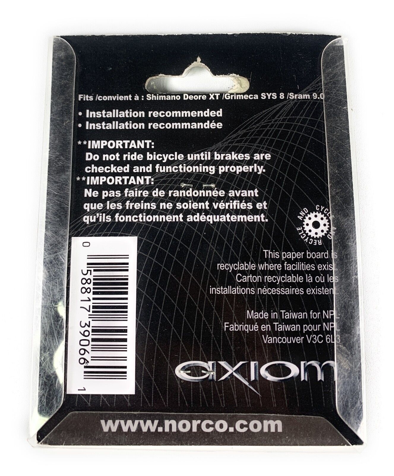 Axiom Metalllic Disc Brake Pads For Shimano Deore XT (4 POT) - ScoutTech
