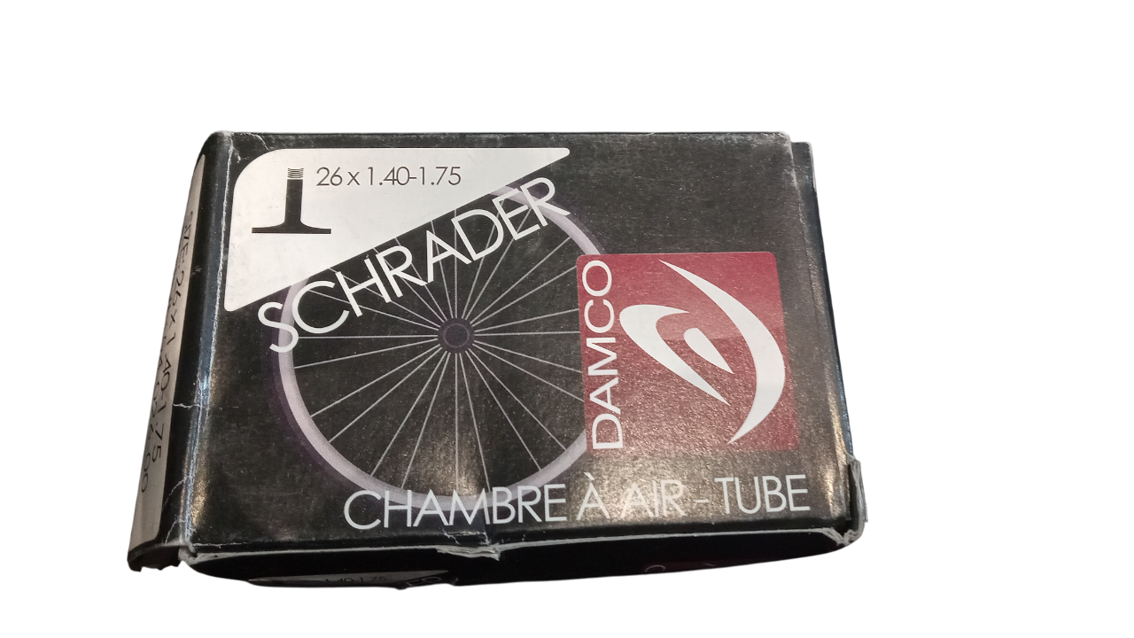 Damco Schrader Mountain Bike 26x1.40-1.75 Bicycle Tube - ScoutTech