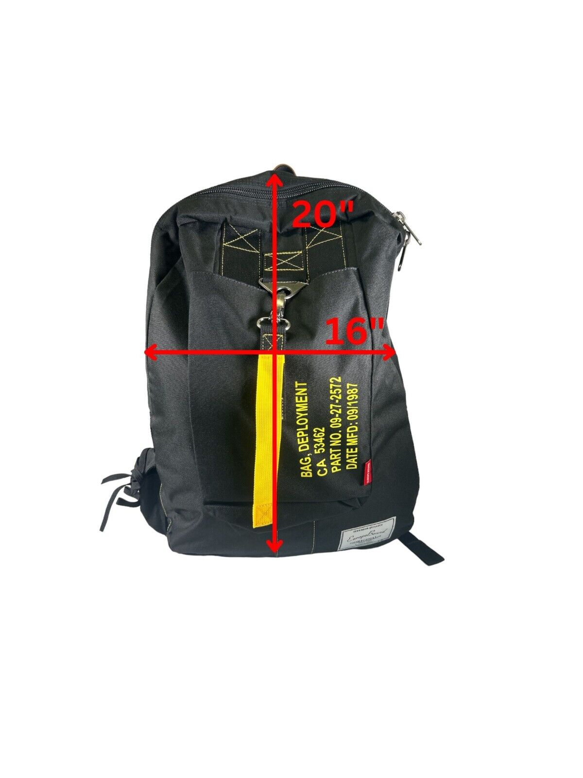 Europe Bound Parachute Bag Style 40L Rugged Daypacks - ScoutTech