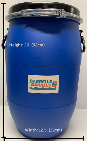 Darrell's Barrels 30 Liter Lightweight Canoe Barrel