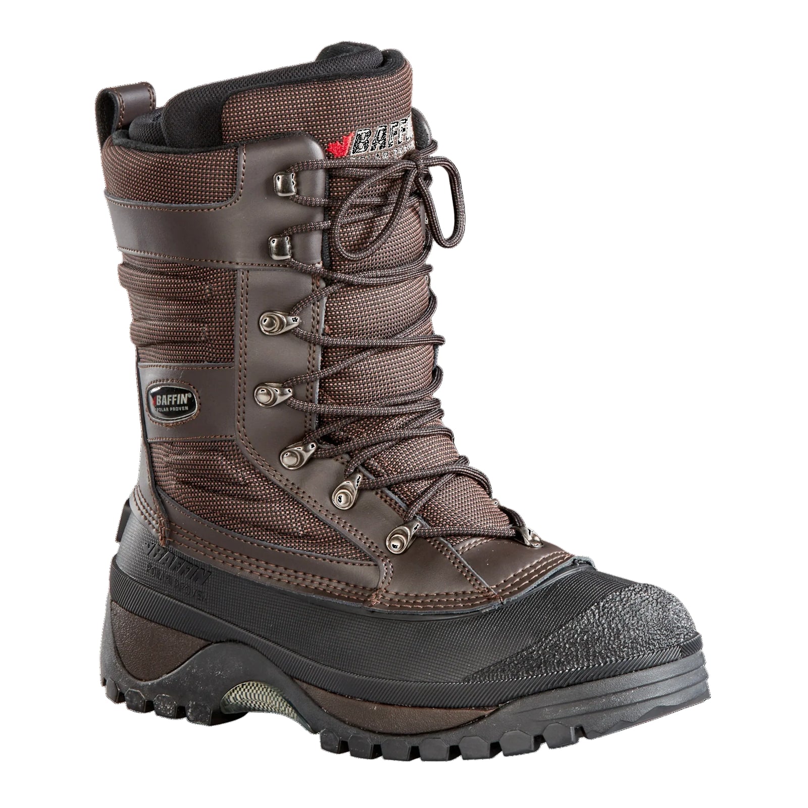 Baffin Men's Crossfire -40C Winter Boots Right Side in Brown | ScoutTech Outfitters