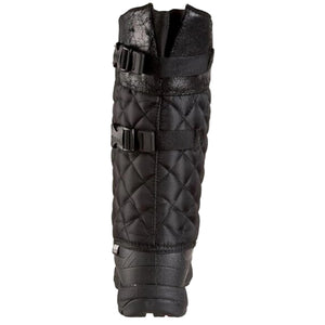 Baffin Women's Ava -40C Waterproof Winter Boots Size 6 US in Black Quilted Pattern Heel View | ScoutTech Outfitters