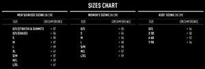 CTR Altitude Ventillator Breathable Organic Cotton Sombrero Size Chart - ScoutTech Outfitters