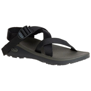 Chaco Men's Z/Cloud Cushioned Strappy Adventure Water Friendly Sandals in Black Strap with Grey Footbed Sizes 13-14 US | ScoutTech Outfitters