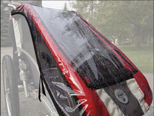 Chariot Cavalier 2-Child Stroller Extreme Weather Rain Covers On a Stroller - ScoutTech Outfitters