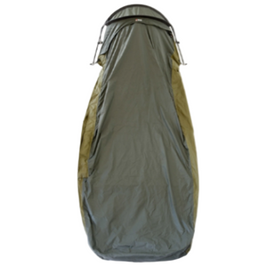 Chinook Summit Waterproof Breathable Bivy Bags in Olive Green Bottoms Up Angle | ScoutTech Outfitters