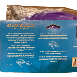 Chisco SlickRock Removable Helmet Sun Visors Packaging  View -ScoutTech Outfitters