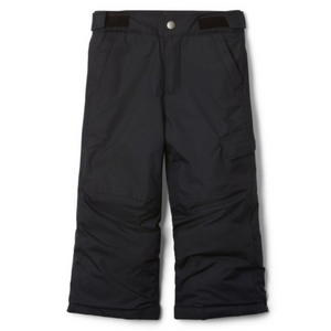 Columbia Boy's Ice Slope II Snow Pants in Black with Adjustable Waist, Left Side Cargo Pocket and 2 Front Pockets Size XXS Ages 4/5 | ScoutTech Outfitters Mississauga Store