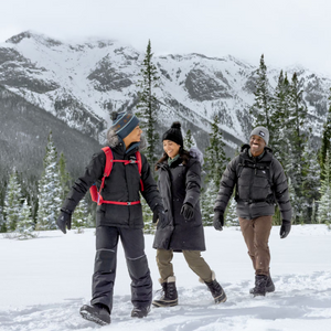 Columbia Boys Juniors Freestyle 2 Waterproof Insulated Snow Pants Black on Models | ScoutTech Outfitters Mississauga Store