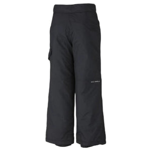 Columbia Sportswear Boys Ice Slope Waterproof Insulated Snow Pants in Black Back Side | ScoutTech Outfitters Mississauga Store