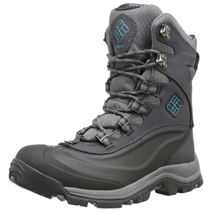 Columbia Women's Omni-Tech Bugaboots Waterproof Insulated Winter Boots in Grey Outside View | ScoutTech Outfitters Mississauga Store