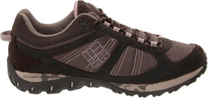 Columbia Women's Yama OutDry Waterproof Hiking Shoes in Brown Side View | ScoutTech Outfitters Mississauga Store