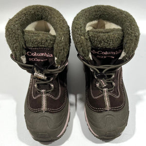 Columbia Youth BugaBoots Waterproof Insulated  Snow Boots in Brown and Pink Uppers -32C/-25F | ScoutTech Outfitters