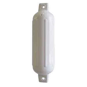 Dock Edge Dolphin Premium Twin Eye  Ribbed Fenders in White |  ScoutTech Outfitters Mississauga Store
