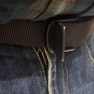 Cinturón portamonedas ultrafino con bolsillo de cremallera oculto para viajes a Europa (Talla única)