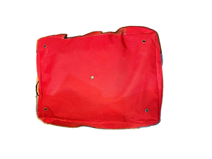 Europe Bound Travel Cube Bag in Red Bottom View with Drainage Holes | ScoutTech Outfitters