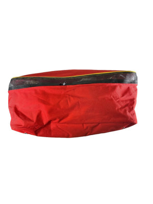 Europe Bound Travel Cube Bag in Red Side View with Mesh Panels | ScoutTech Outfitters