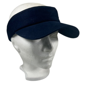 Europe Bound Unisex Explorer Cotton Sun Visors One-Size in Navy Blue On a Foam Head | ScoutTech Outfitters Mississauga Store