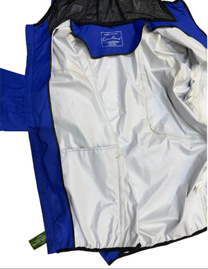 Europe Bound Unisex Waterproof Breathable Raincoats Close up View Of Interior White Liner And Stash Pocket | ScoutTech Outfitters Mississauga