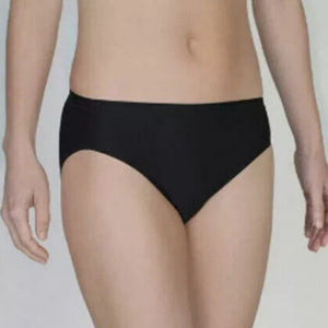 Exofficio Give-N-Go Bikini Briefs in Black on a model | ScoutTech Outfitters Mississauga Store