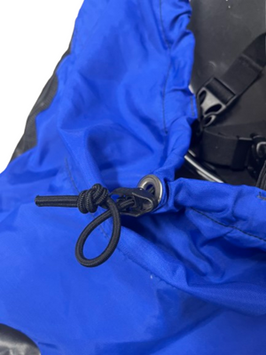 Harmony Nylon Kayak Spray Skirts Universal in Blue with Black Adjustable Drawcord at Tunnel Opening | ScoutTech Outfitters