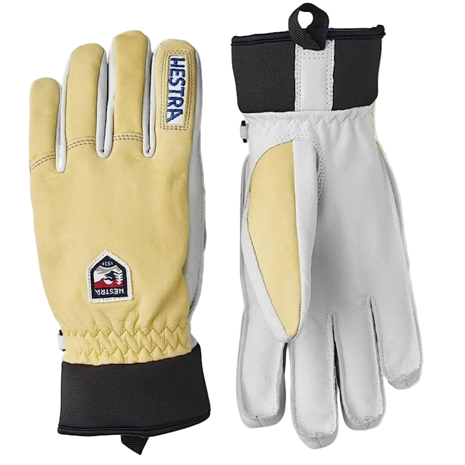Hestra Army Leather Wool Gloves In Natural Tan and White | ScoutTech Outfitters Mississauga Store
