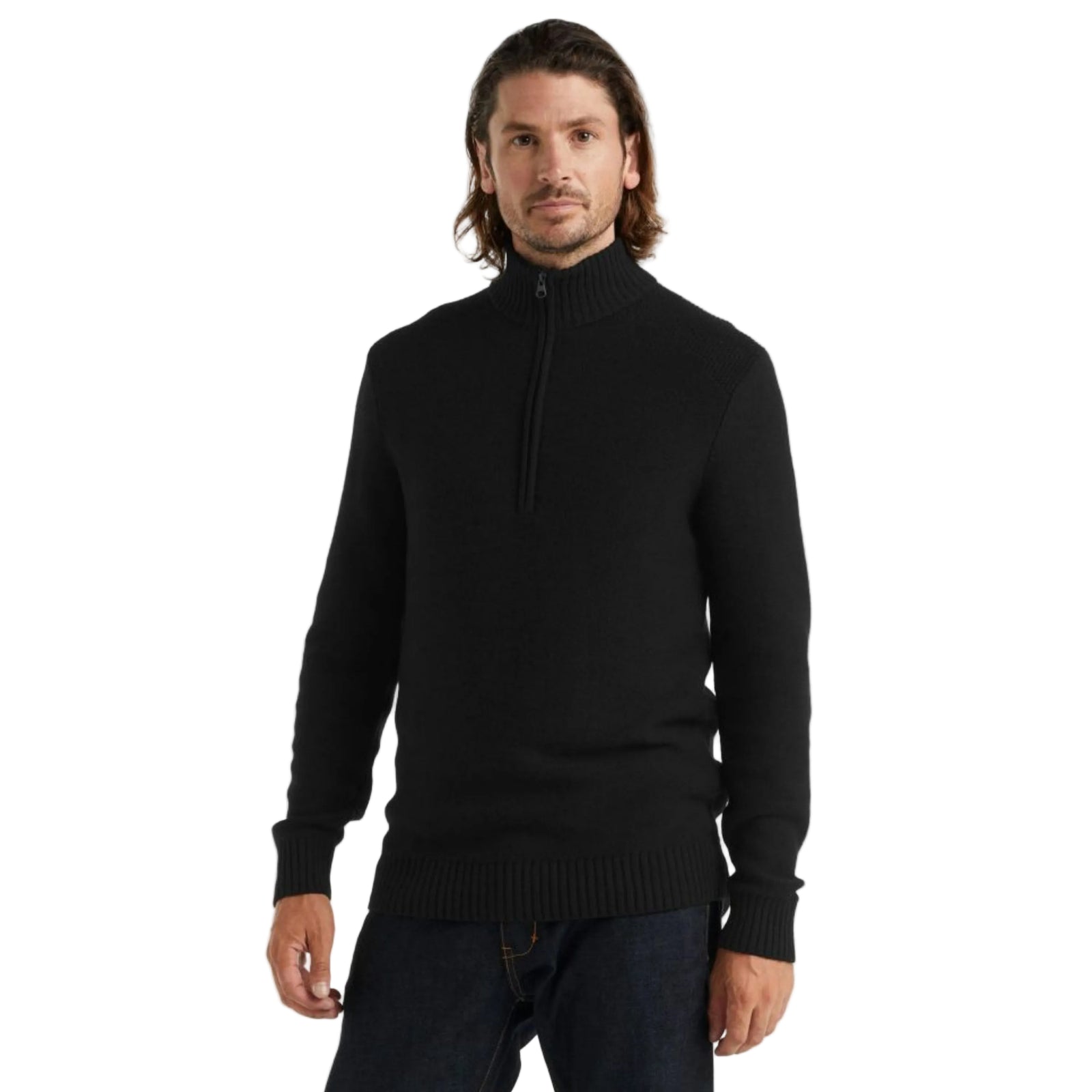 Icebreaker Men's Waypoint Knit Sweater Half Zip Merino Top XL - ScoutTech