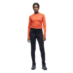 Indyeva Indygena Women's Rasar 4-Way Stretch Pants in Black on Model | ScoutTech Outfitters Mississauga Store
