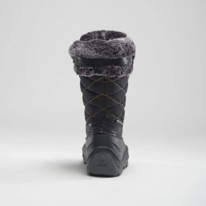 Kamik Children's -40C/F Rated Star 4 Winter Boots in Black Rear View - Made in Canada - ScoutTech