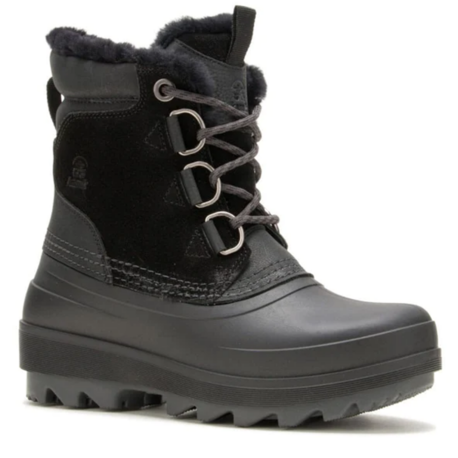 Kamik Women's The Lauren Lo -40C Winter Boots in Black Suede Right Side - Made in Canada | ScoutTech Outfitters
