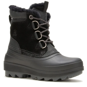 Kamik Women's The Lauren Lo -40C Winter Boots in Black Suede Right Side - Made in Canada | ScoutTech Outfitters