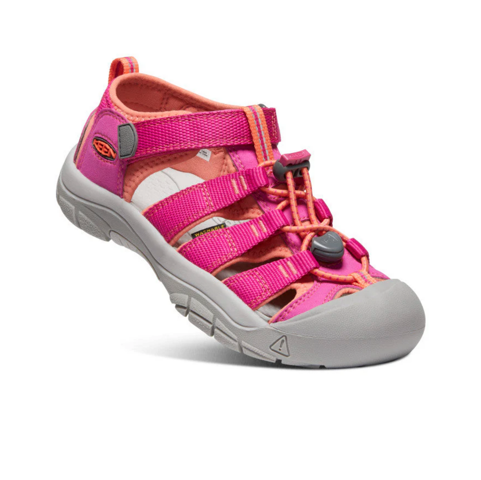 Keen Big Kids' Newport H2 Sandals in Very Berry and Fusion Coral | ScoutTech Outfitters Mississauga Store