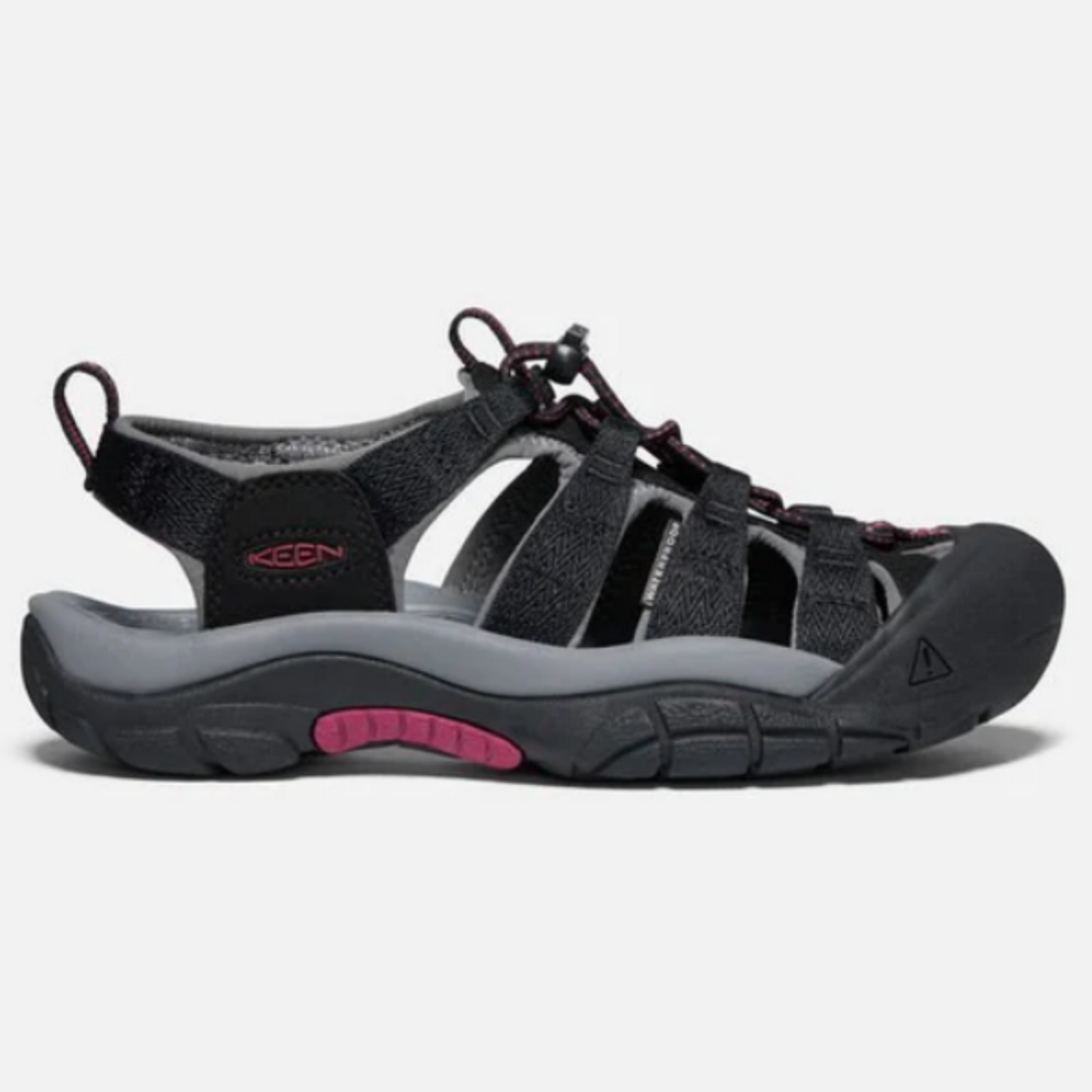 Keen Women's Newport H2 Sandals in Black, Pink and Grey| ScoutTech Outfitters Mississauga