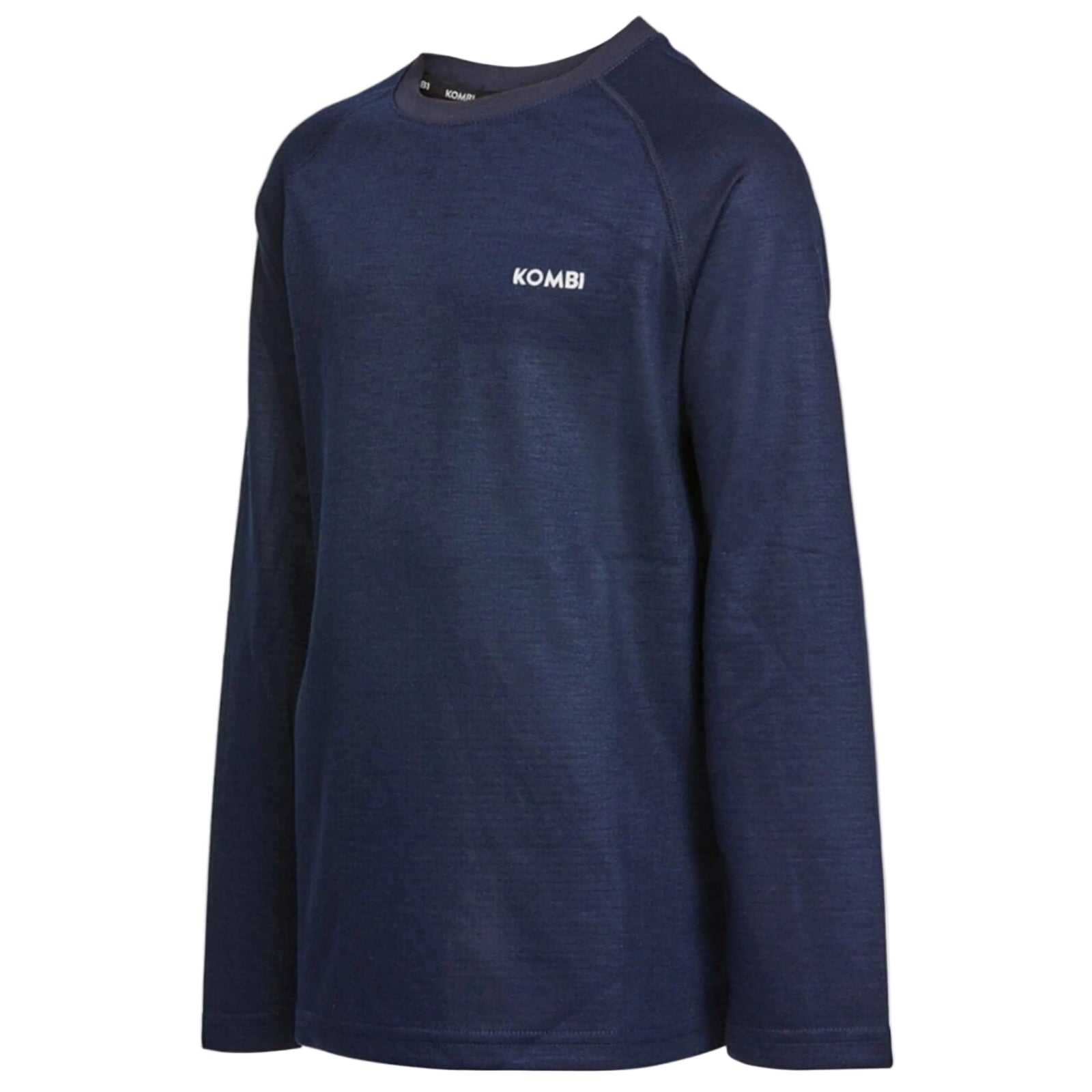 Kombi B2 Merino Blend Crew Top Child & Junior Sizes 190g Mid-weight Base Layers in Navy Blue | ScoutTech Outfitters Mississauga Store