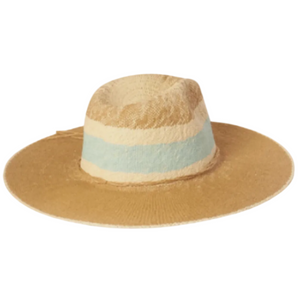 Kooringal Women's Carmela Wide Brim Woven Paper Straw Sun Hat in Tea Alternate Side View | ScoutTech Outfitters Mississauga Store
