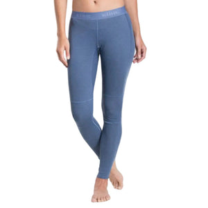 Kuhl Women's Akkomplice Base Layer Bottoms Front on Model in Blue | ScoutTech Outfitters